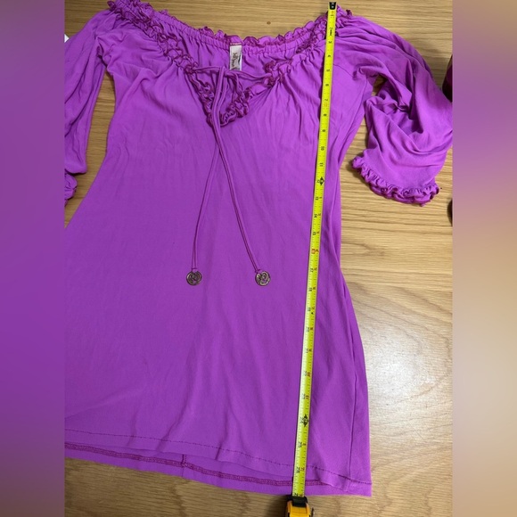 Luli Fama fuchsia swim cover-up mini dress – Size S – Made in Colombia - Picture 8 of 9
